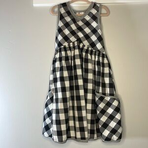 DEUX PART DEUX super cute plaid big pocket dress